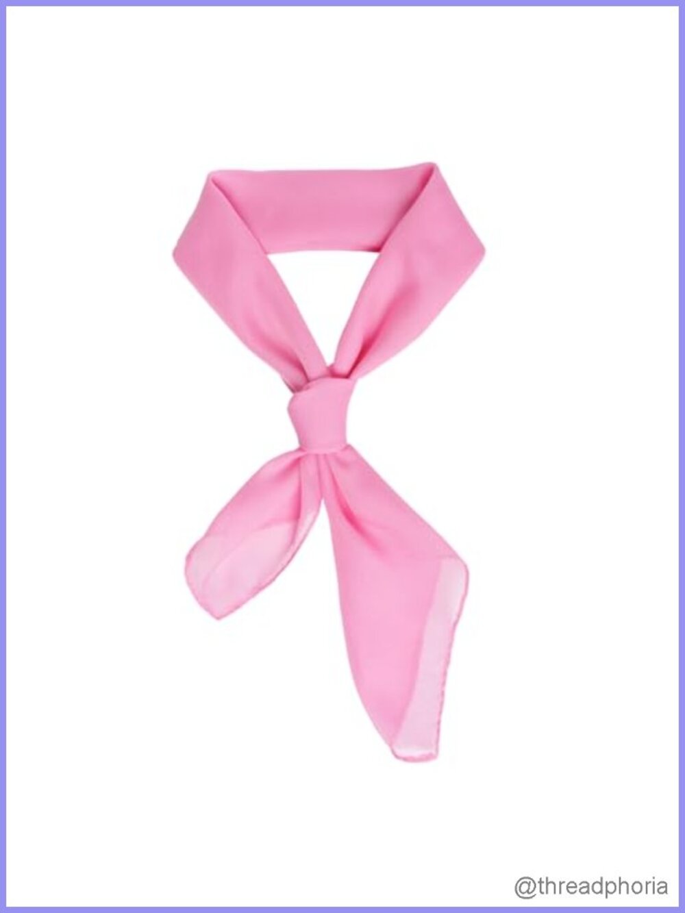 Chiffon Square Scarf Neck Scarf Head Scarf 1950s Costume Cosplay Accessory